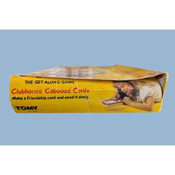 VTG TOMY 80s Get Along Gang Clubhouse Caboose Cards Kit Box Art Nostalgia Retro - Picture 3 of 10